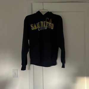 san diego navy blue sweatshirt